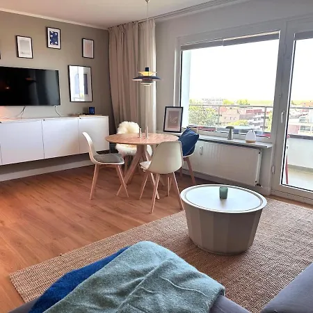 Sky&sand Homes Dünenblick I Zentrale Mit Meerblick&balkon Apartment Sankt Peter-Ording
