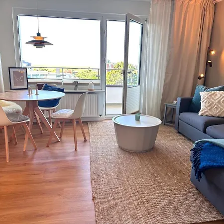 Sky & Homes Duenenblick I Zentrale Mit Meerblick & Balkon Appartement *